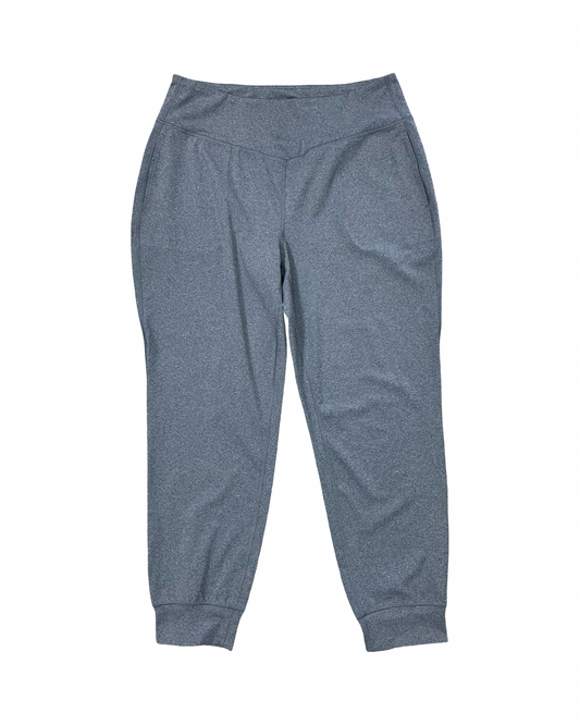 Athletic Leggings By Tek Gear In Grey, Size:Xl