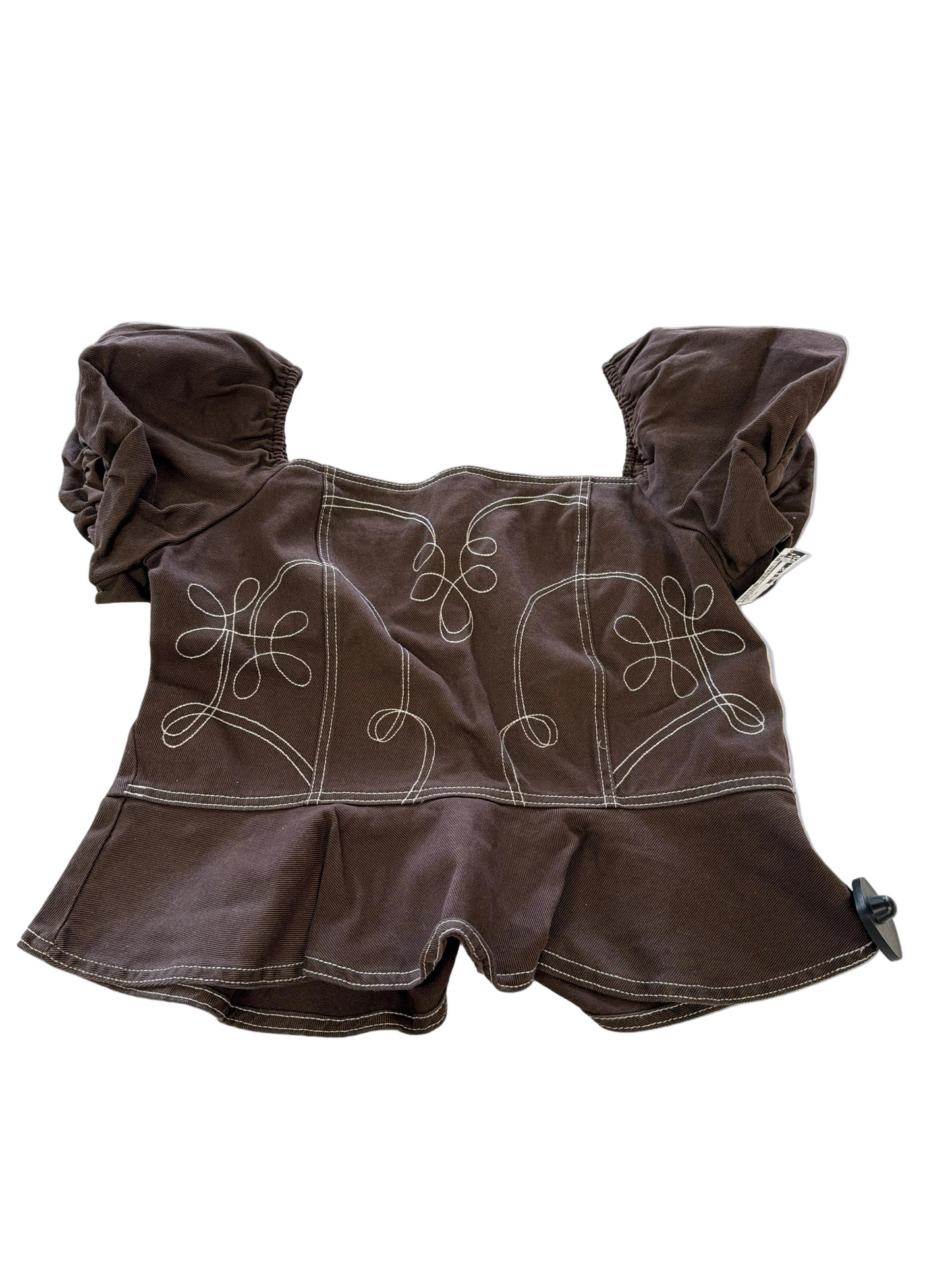 Top Ss By Gianni Bini In Brown, Size:Xl