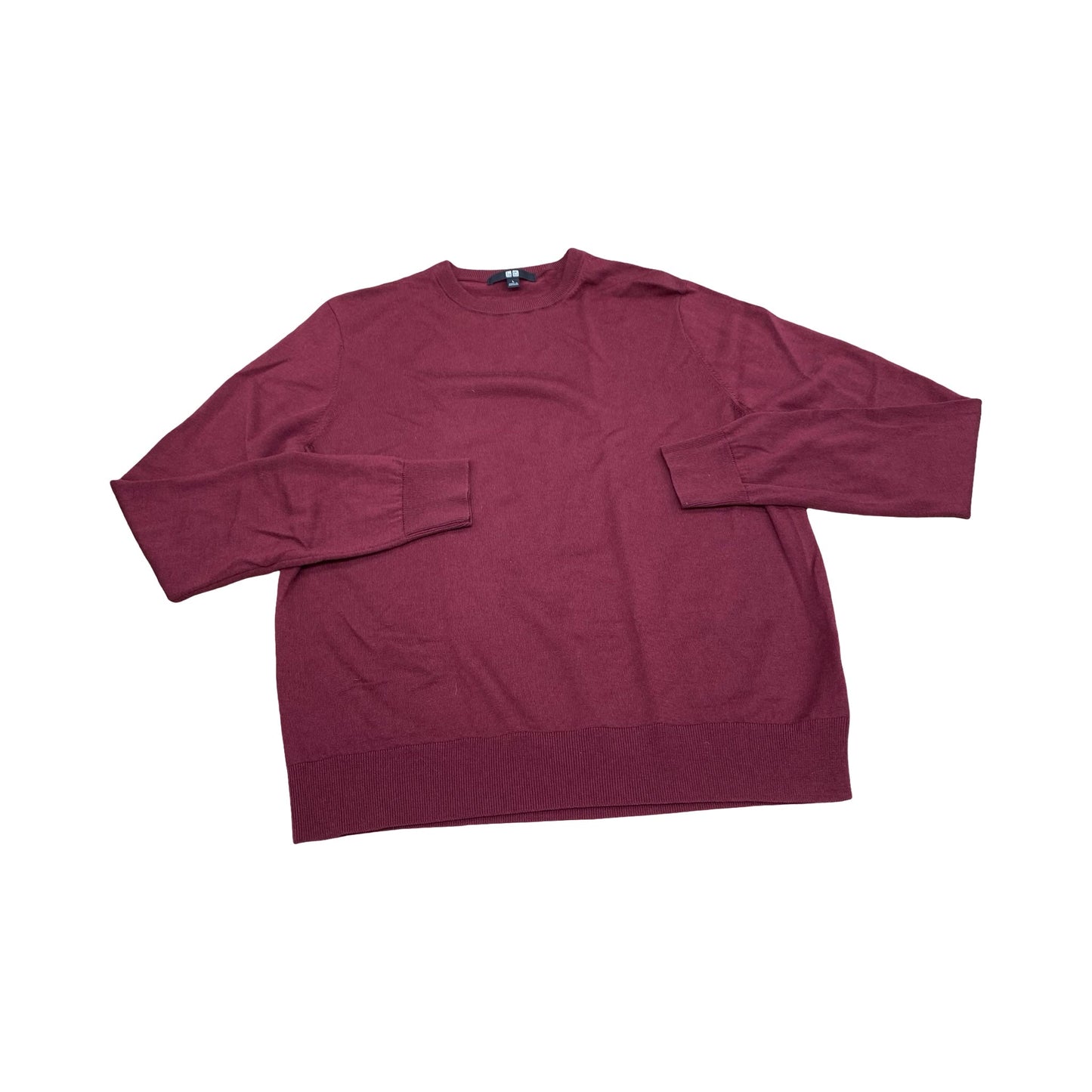 Sweater By Uniqlo In Maroon, Size:L
