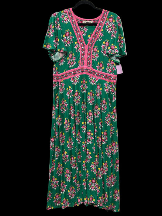 Dress Casual Maxi By Boden In Green, Size:12P