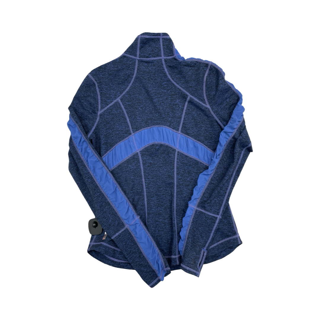 Athletic Jacket By Zella In Blue, Size:M