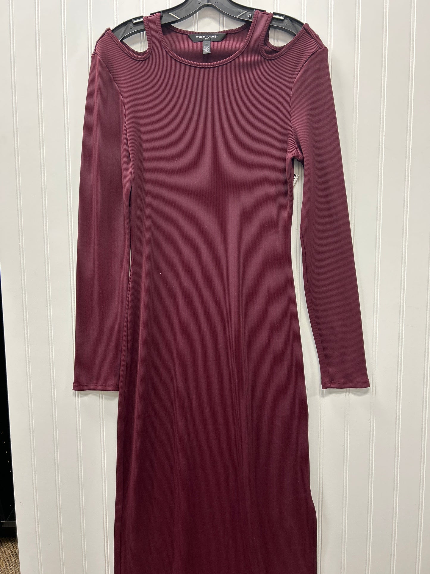 Dress Party Long By White House Black Market In Maroon, Size:M