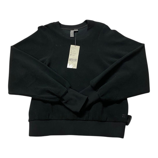 Athletic Sweatshirt Crewneck By Sweaty Betty In Black, Size:6