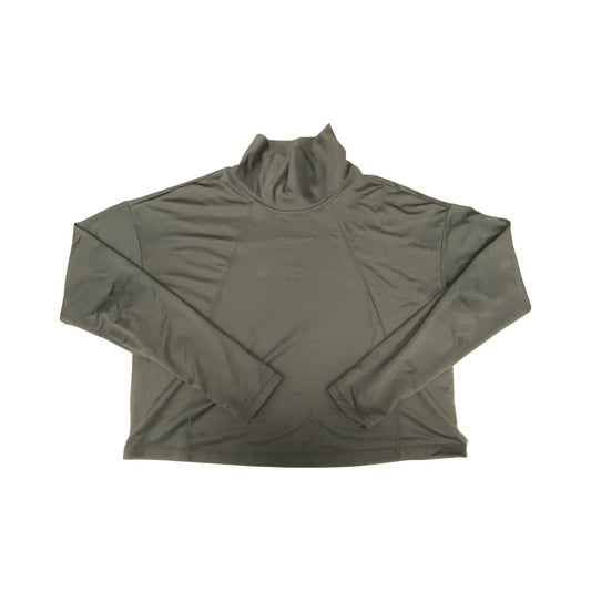 Athletic Top Ls Collar By Athleta In Black, Size:M