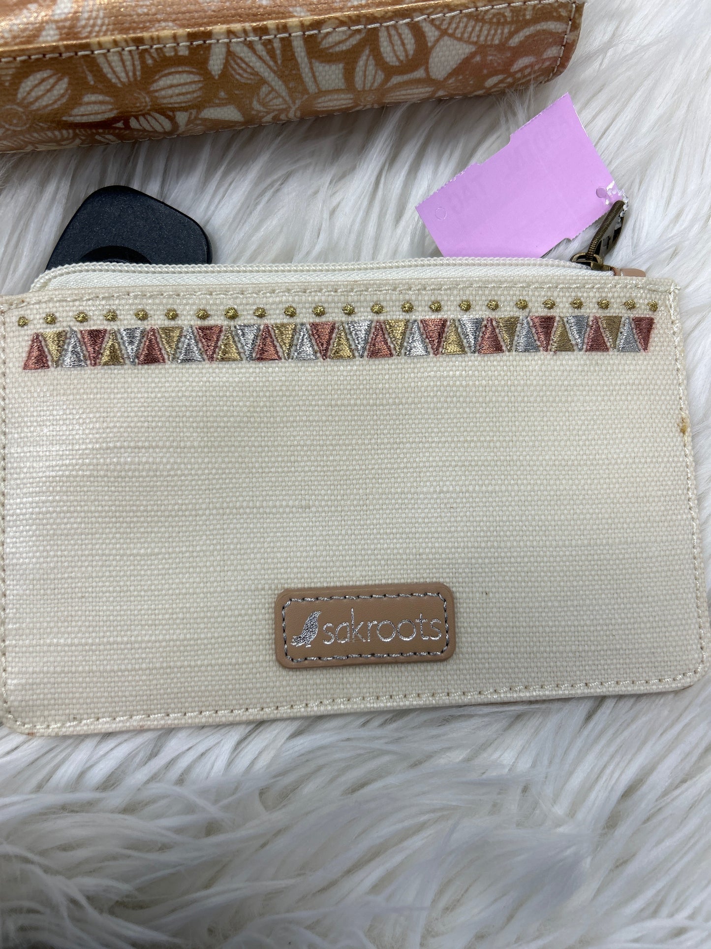 Handbag By Sakroots In Cream, Size:Medium