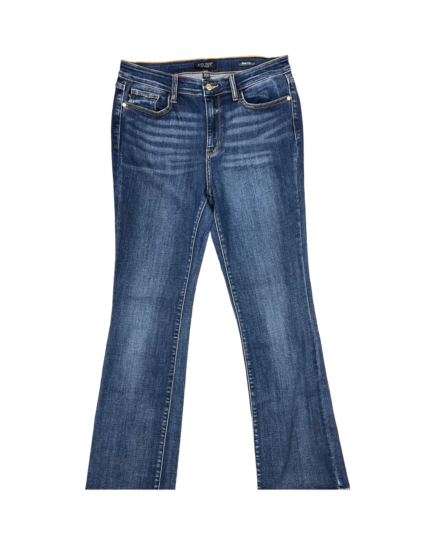 Jeans Boot Cut By Judy Blue In Blue Denim, Size:12
