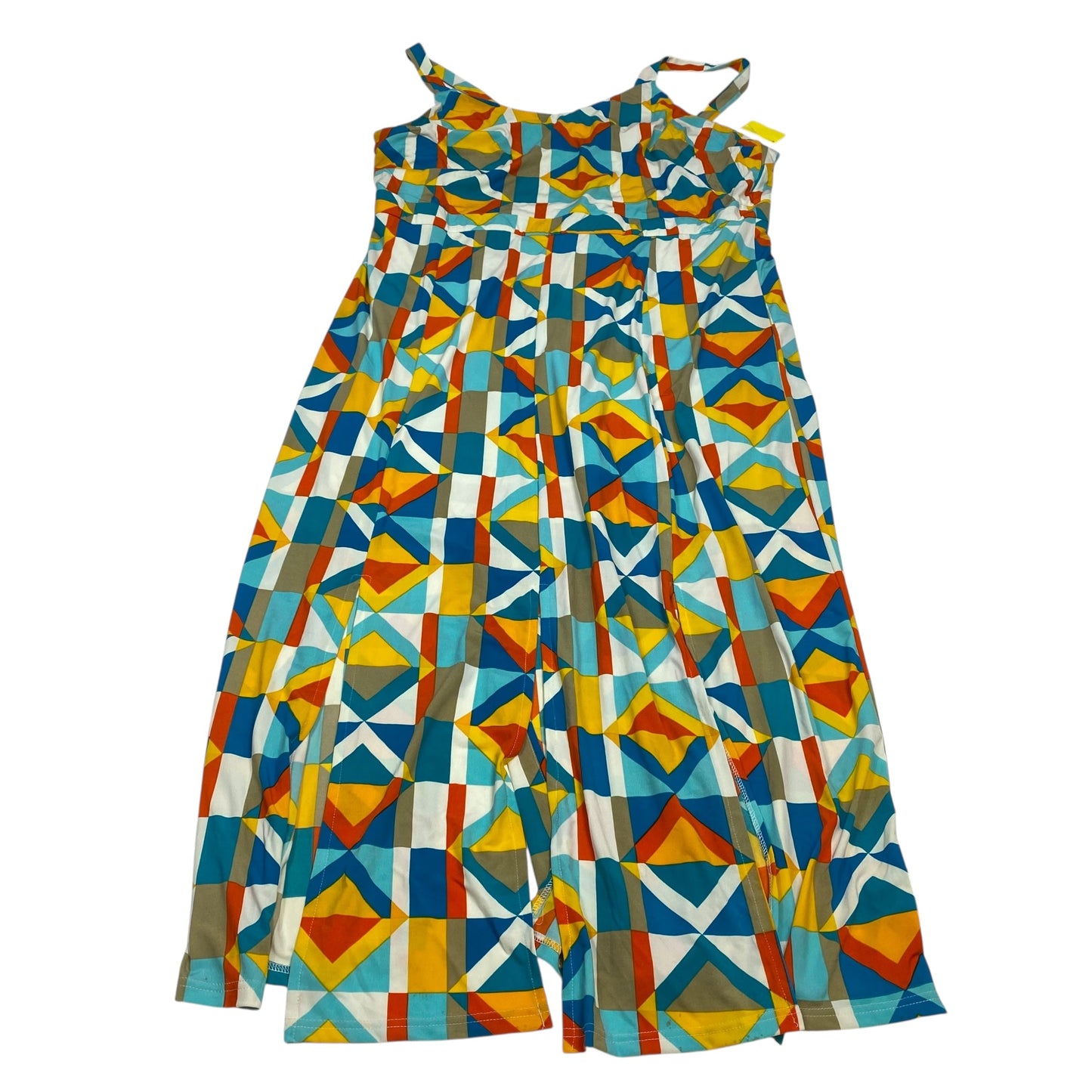 Dress Casual Maxi By Ashley Stewart In Blue & Orange, Size:3