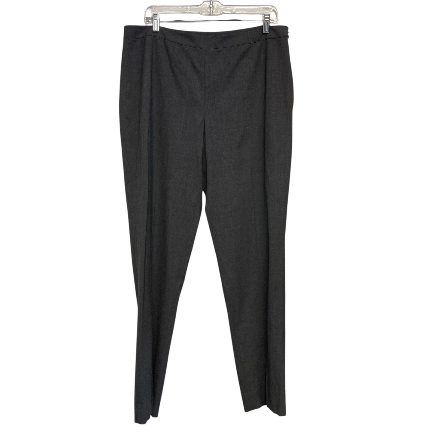 Pants Designer By Lafayette 148 In Grey, Size:14