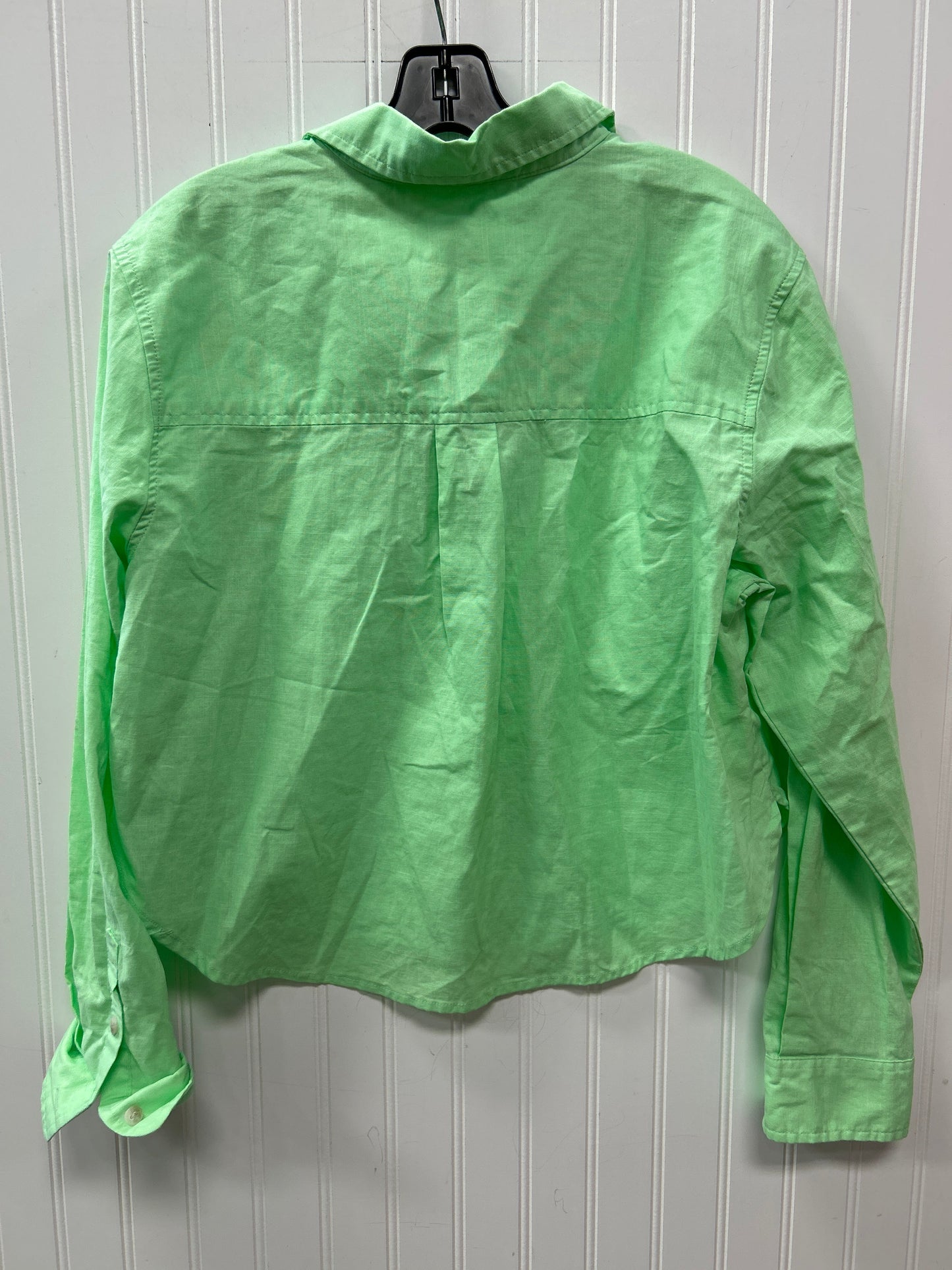 Blouse Ls By Universal Thread In Green, Size:L
