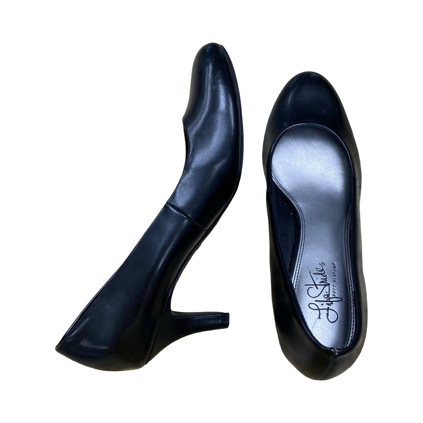 Shoes Heels Kitten By Life Stride In Black, Size:9.5