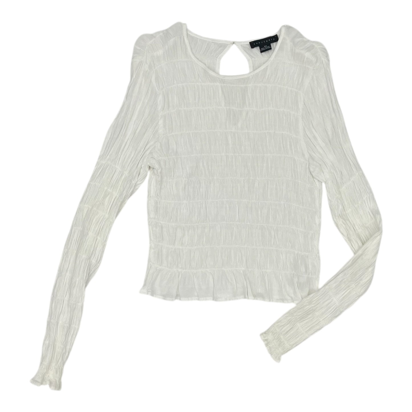 Blouse Ls By Sanctuary In White, Size:M