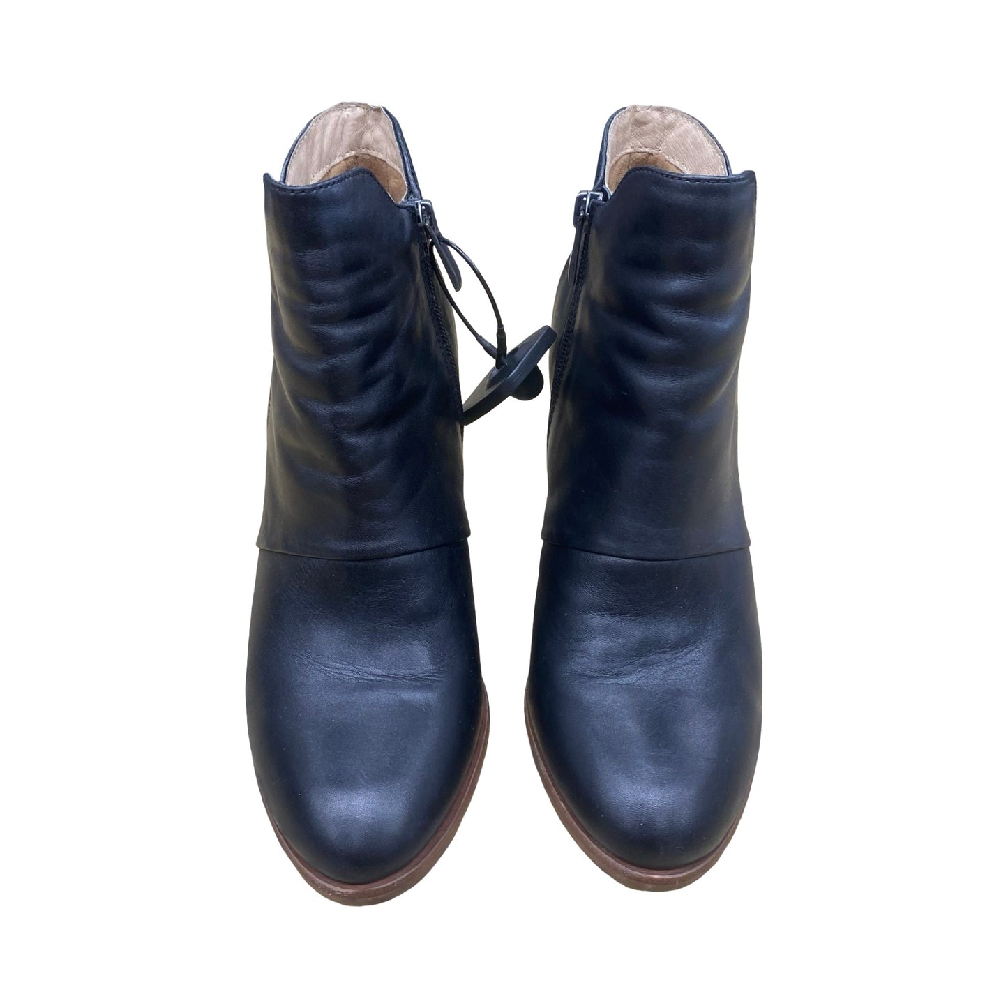 Boots Ankle Heels By Halogen In Black, Size:8