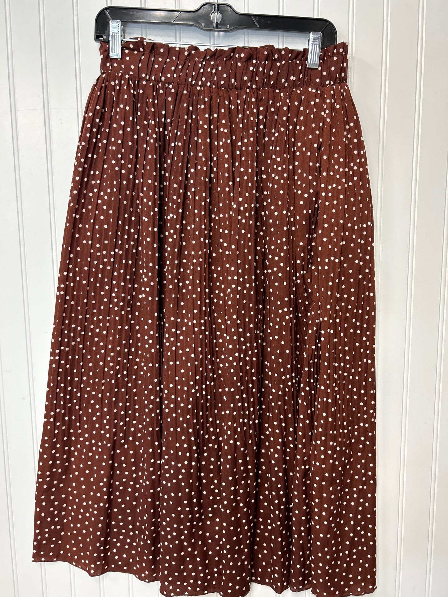 Skirt Maxi By Exlura In Brown, Size:L