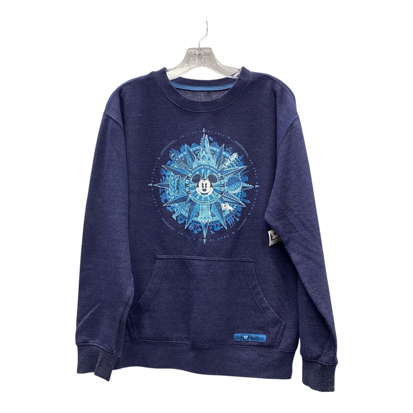 SWEATSHIRT CREWNECK  In BLUE, Size: S