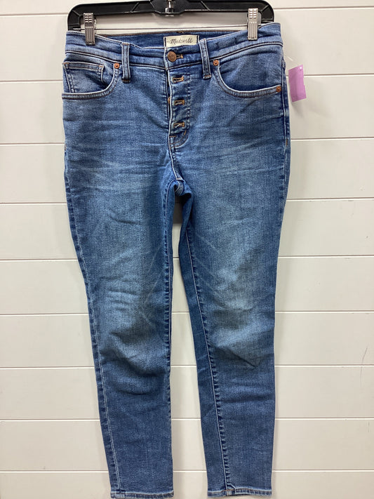 Jeans Skinny By Madewell In Blue Denim, Size:6
