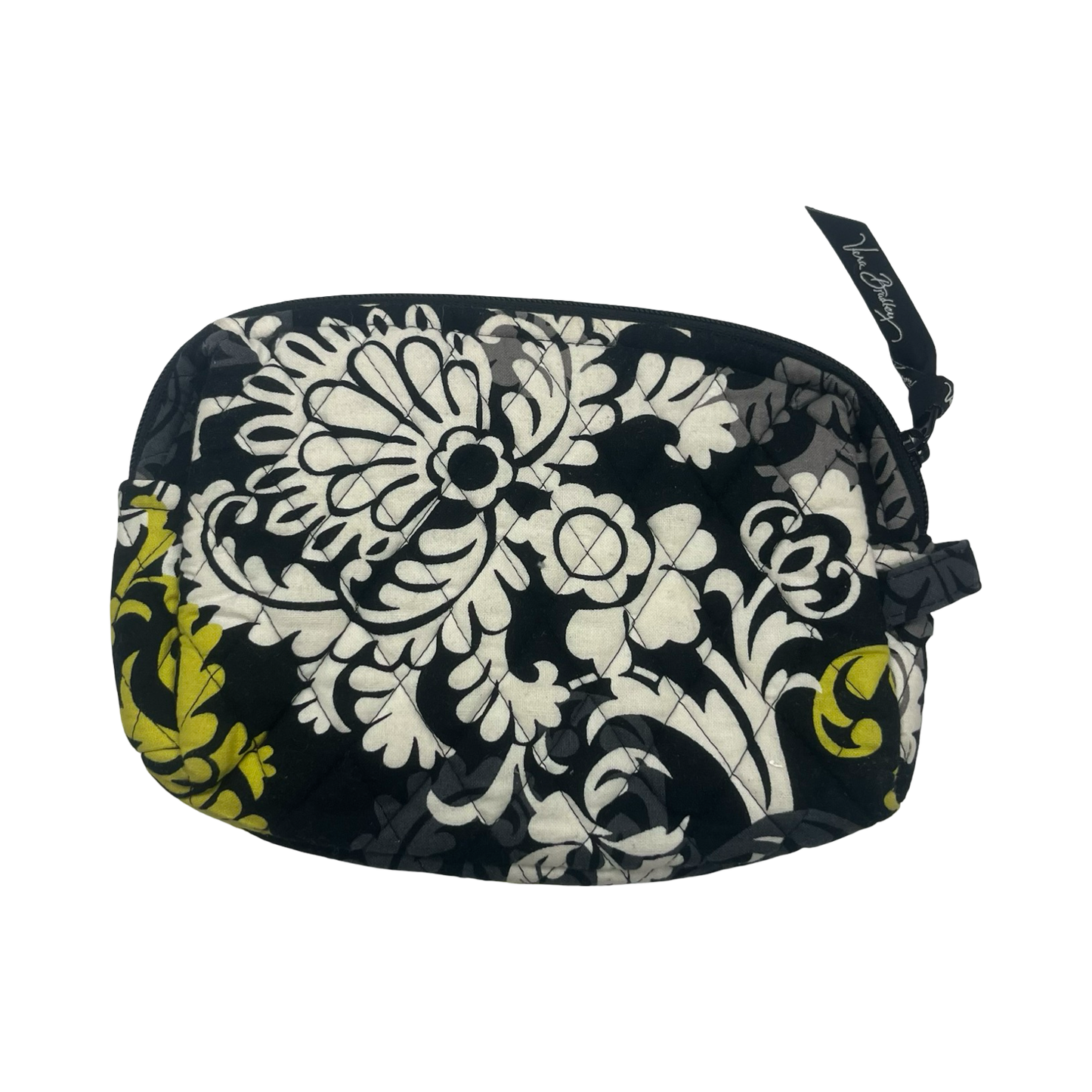 Makeup Bag By Vera Bradley In Black & Green, Size:Small