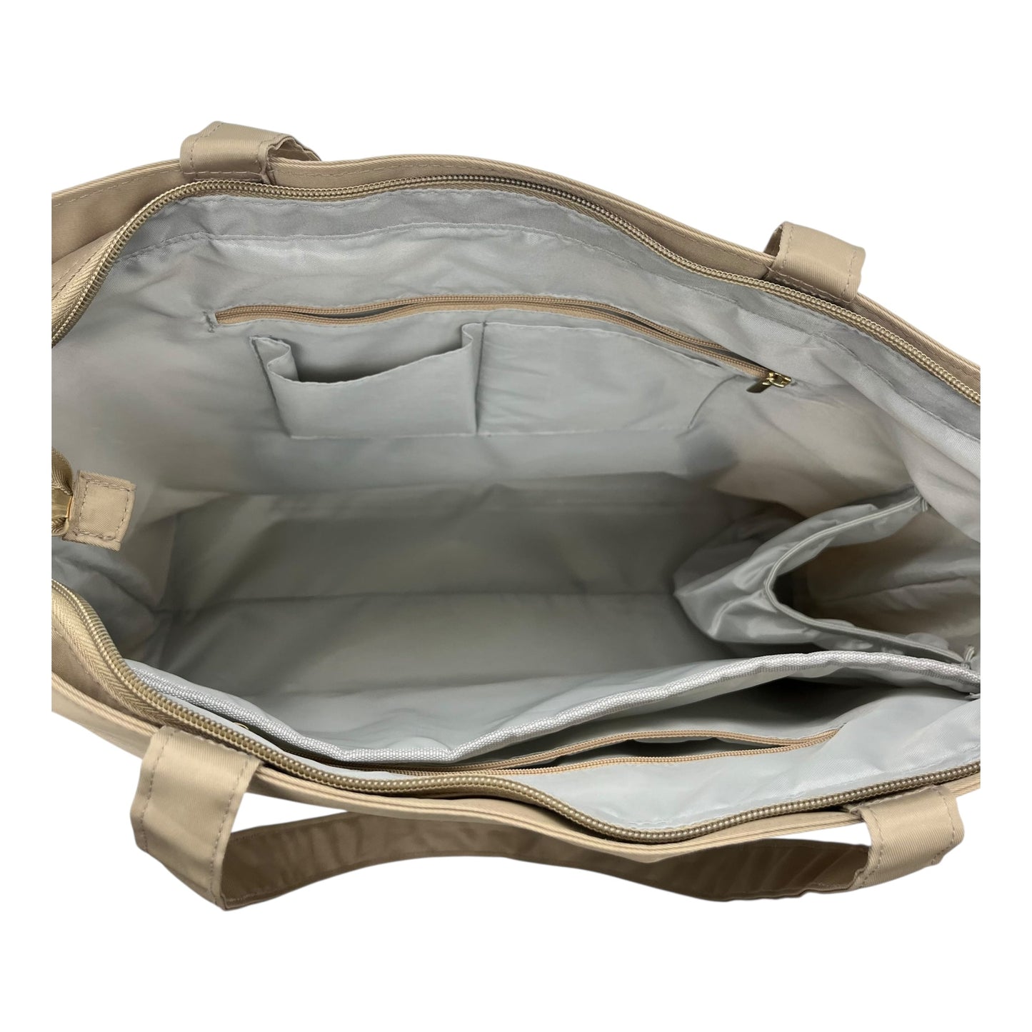 Tote By Clothes Mentor In Brown, Size:Large