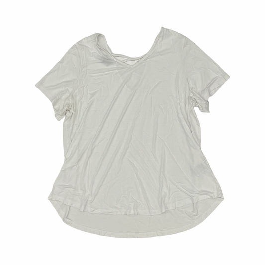 Top Ss By Jm Collections In White, Size:3X