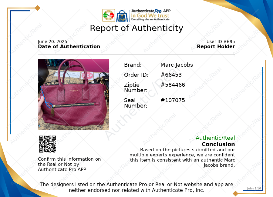 Handbag Designer By Marc Jacobs, Size: Medium