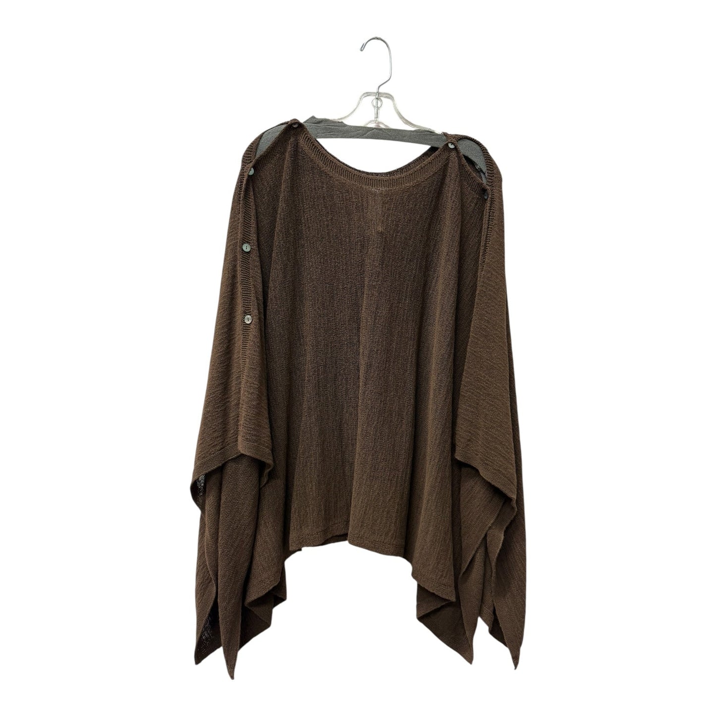 Poncho By J. Jill In Brown, Size:Osfm