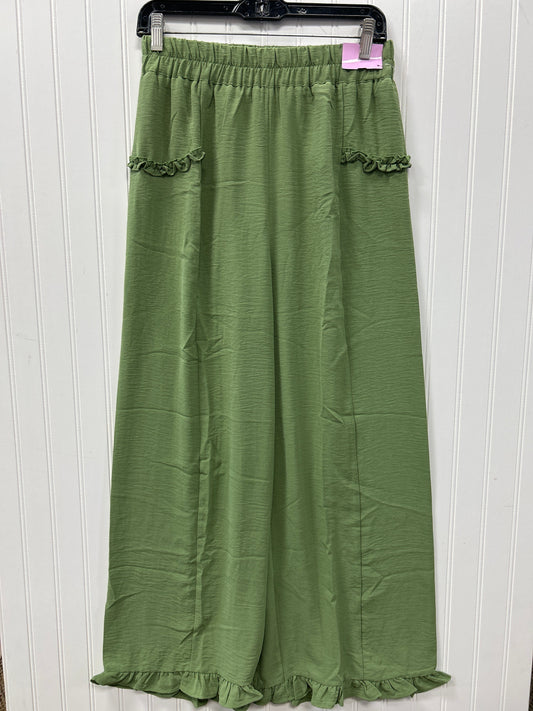 Pants Linen By Umgee In Green, Size:M