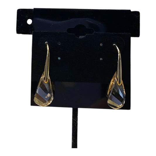 Earrings Designer By Swarovski In Gold
