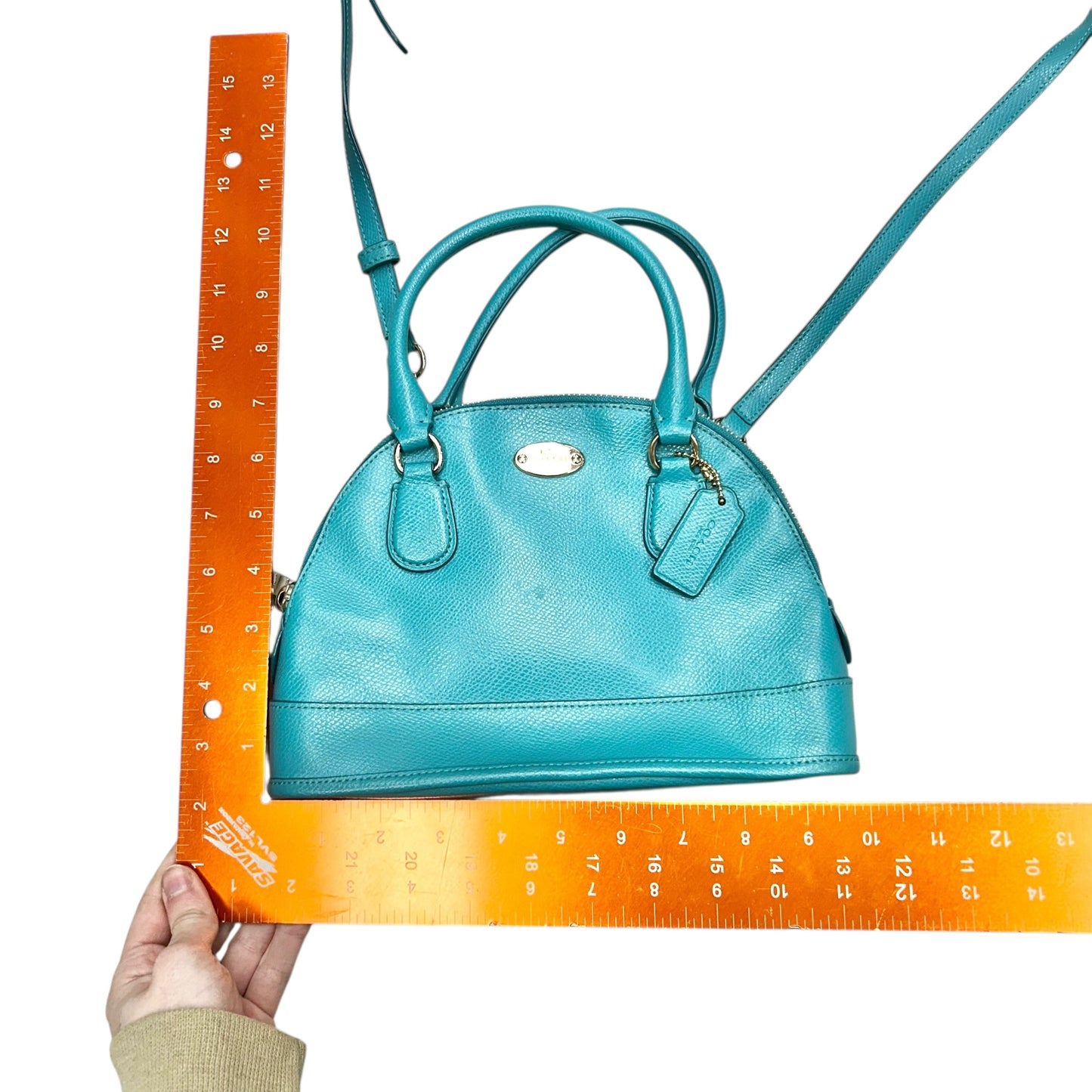 Crossbody Designer By Coach, Size: Small