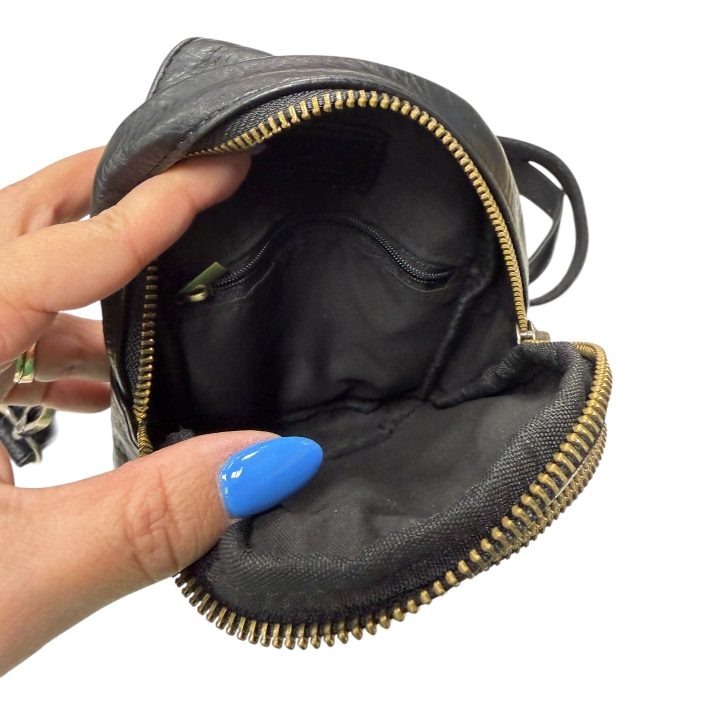 Crossbody Leather By Joy Susan In Black, Size:Small