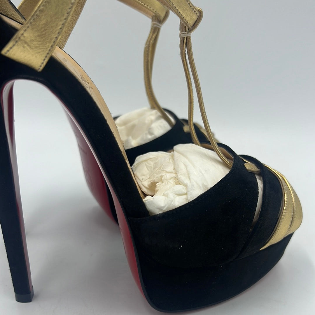40% OFF! Christian Louboutin Glennalta Luxury Designer Heels, Size: 5