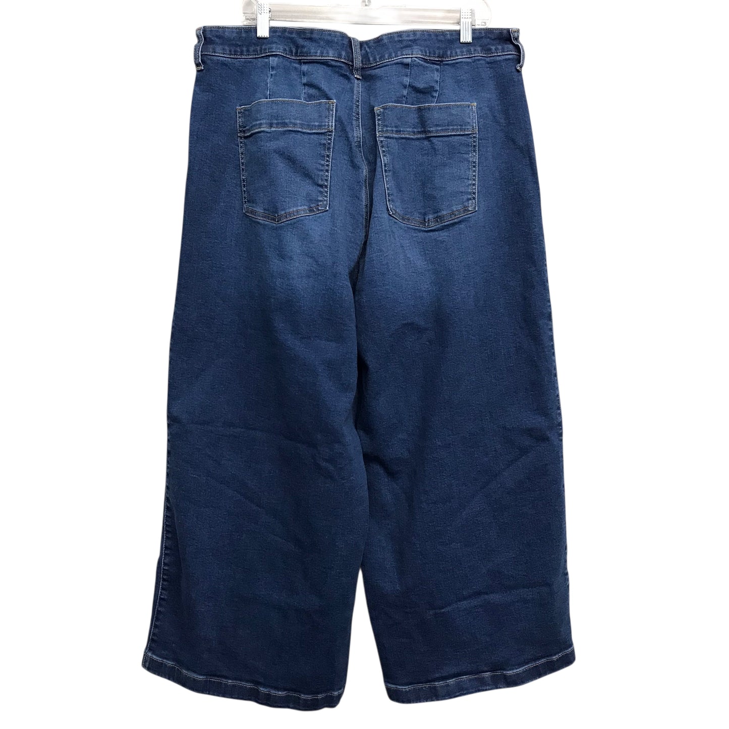 Jeans Wide Leg By Torrid In Blue Denim, Size:2X