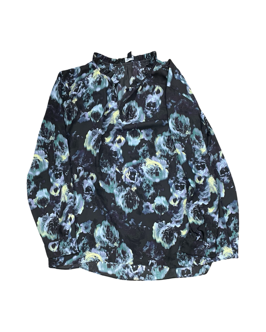 Top Ls By Simply Vera In Floral Print, Size:Xl