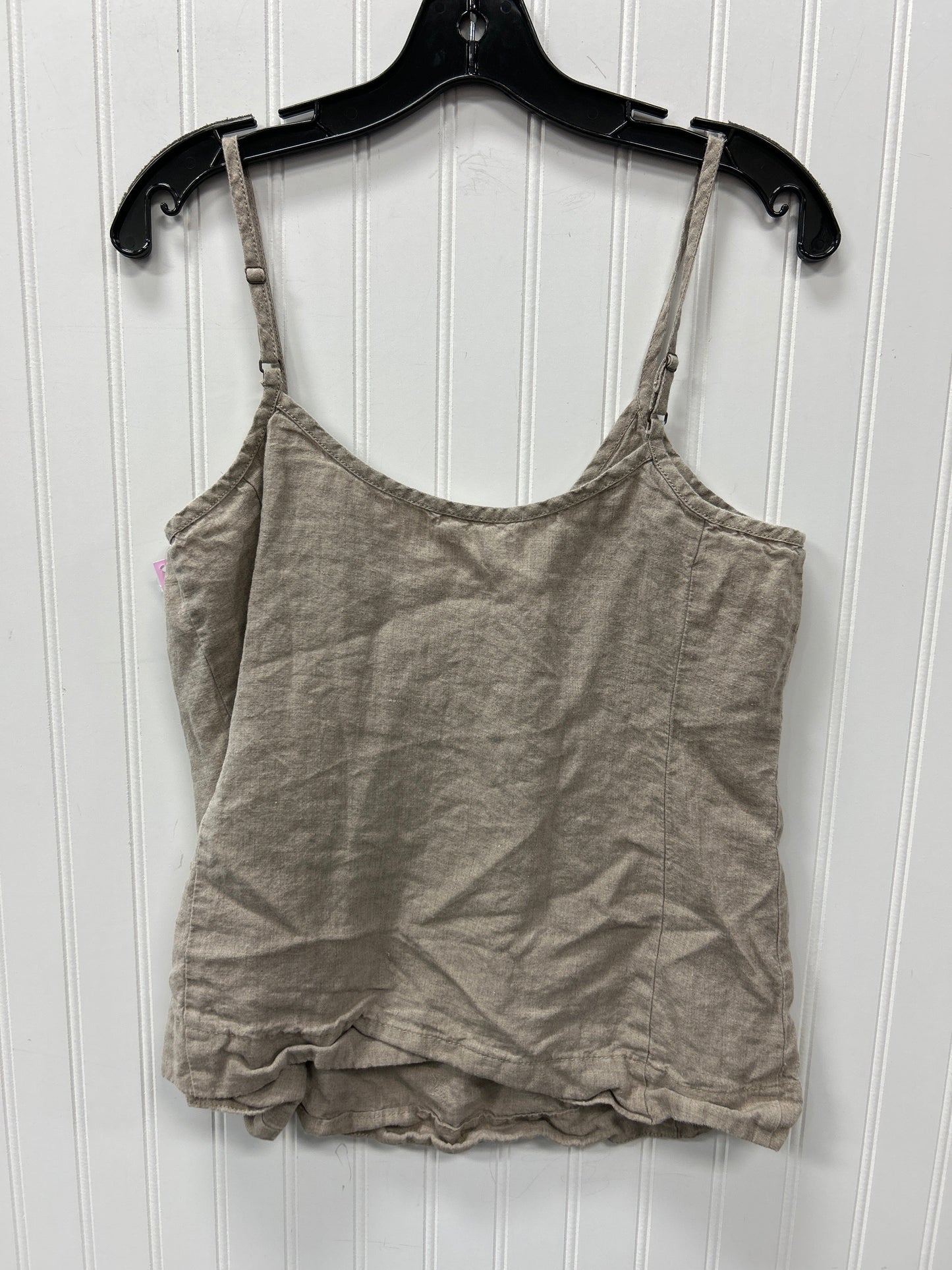 Top Sleeveless By Eileen Fisher In Taupe, Size:M