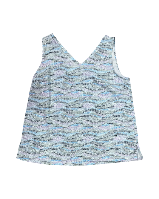 Top Sleeveless By Eddie Bauer In Blue, Size:M