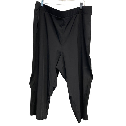 Athletic Pants By Croft And Barrow In Black, Size:2X