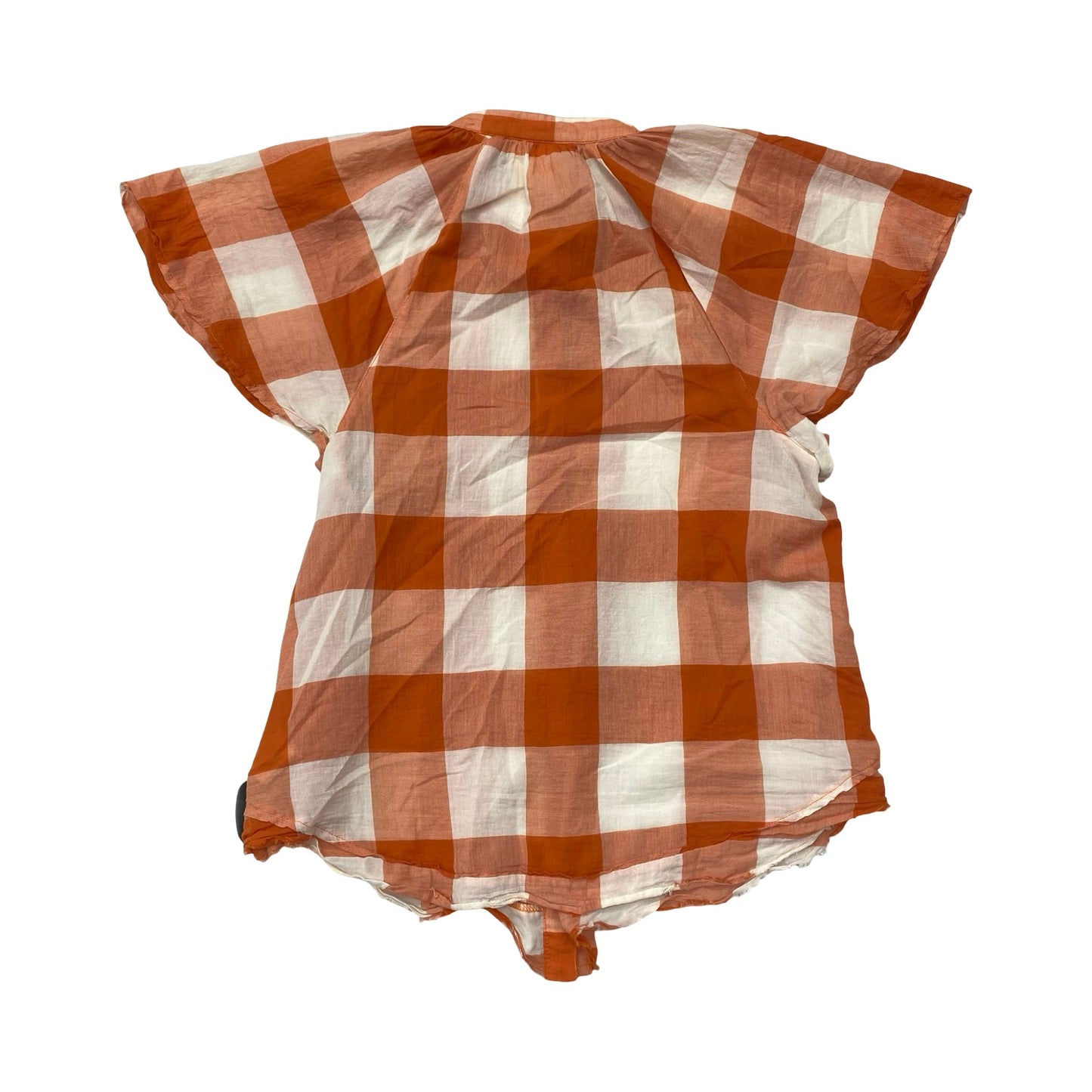 Top Ss By Maeve In Orange & White, Size:Xs