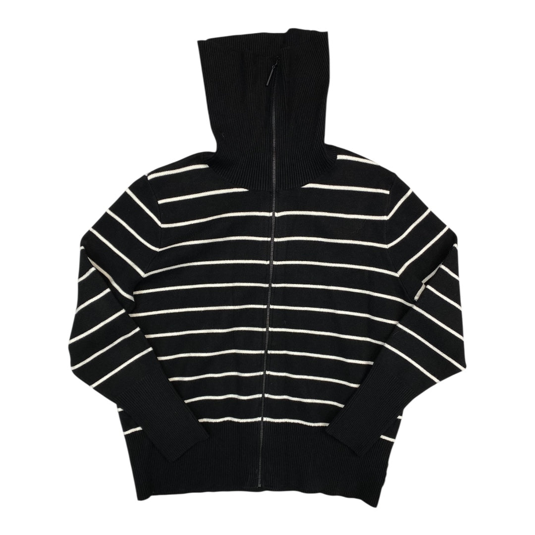 Sweater Cardigan By Marc New York In Striped Pattern, Size:Xl