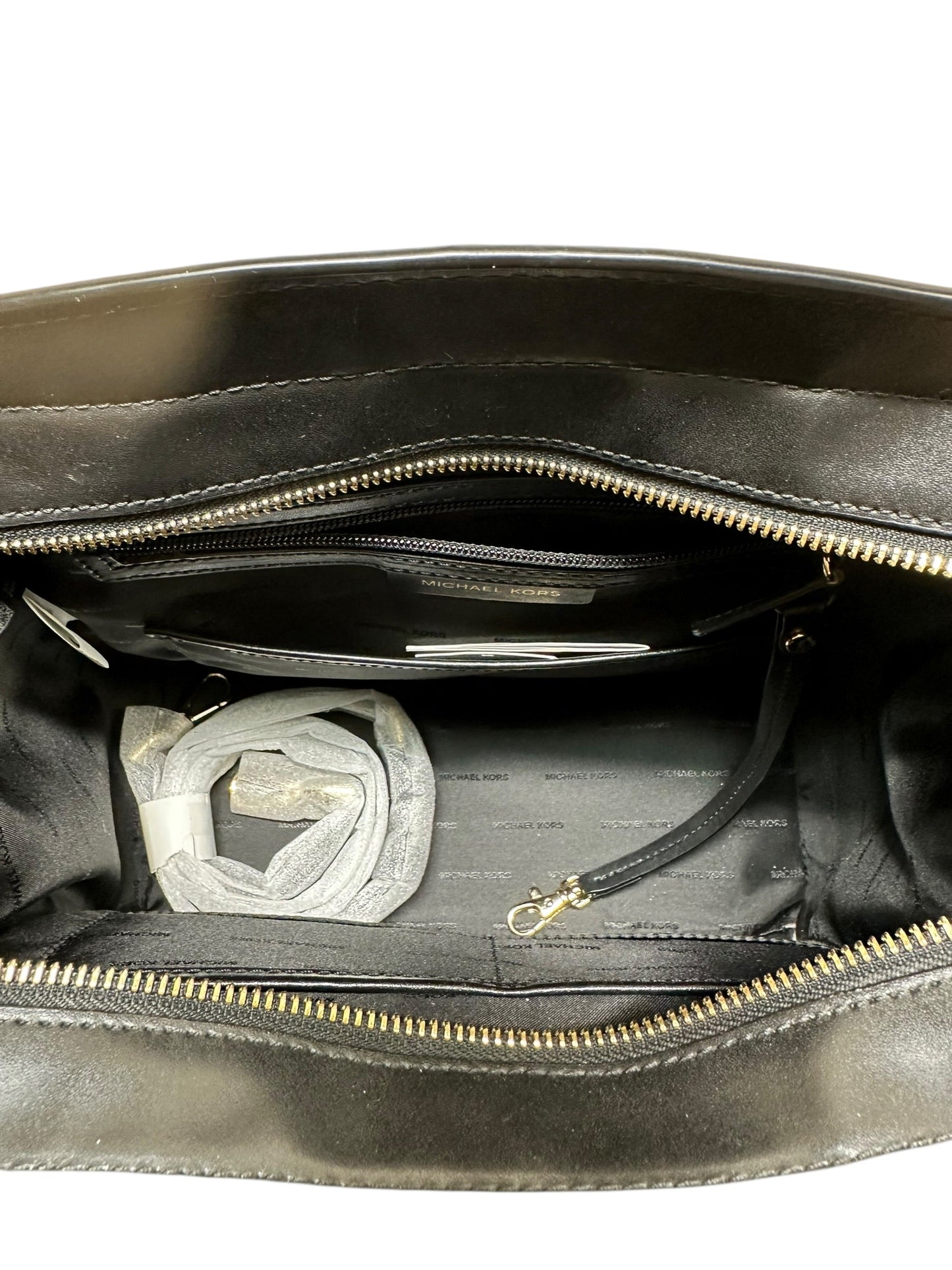 Handbag Designer By Michael Kors In Animal Print, Size:Large