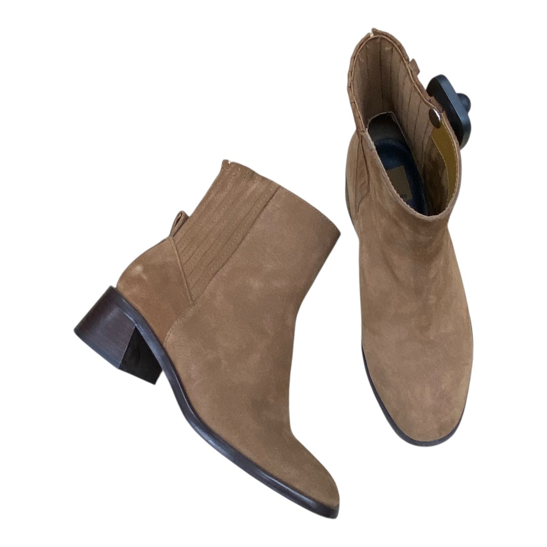 Boots Ankle Heels By Dolce Vita In Brown, Size:7