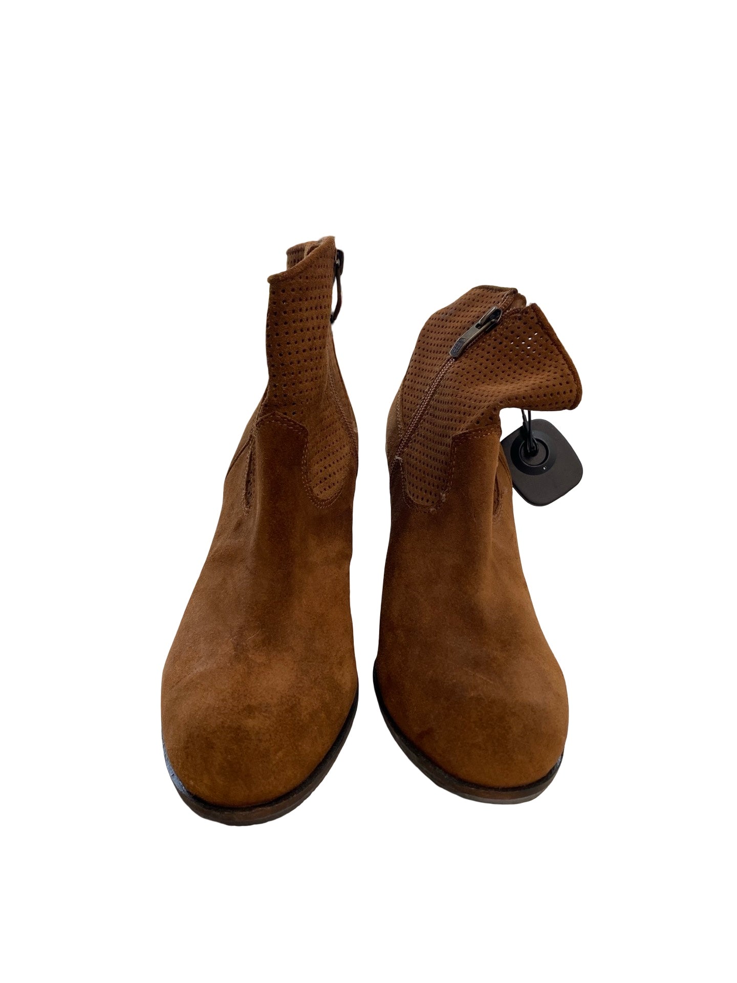 Boots Ankle Heels By Vince Camuto In Brown, Size:9
