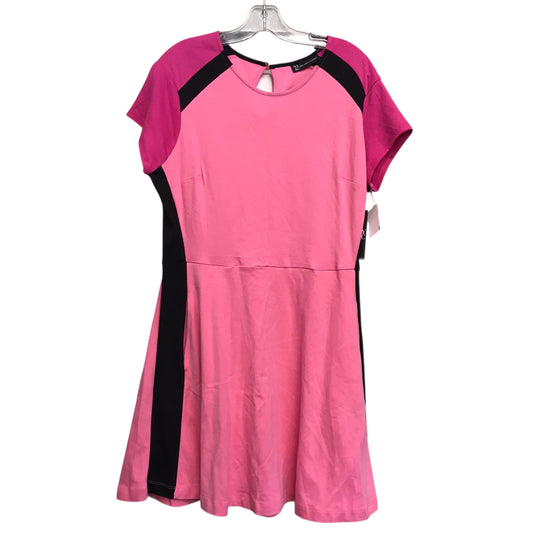 Dress Party Short By New York And Co In Pink, Size:L