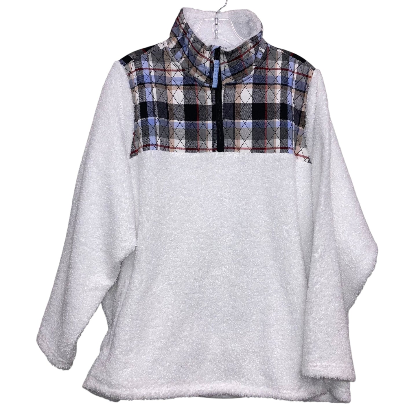 Jacket Fleece By Vera Bradley In White, Size:3X