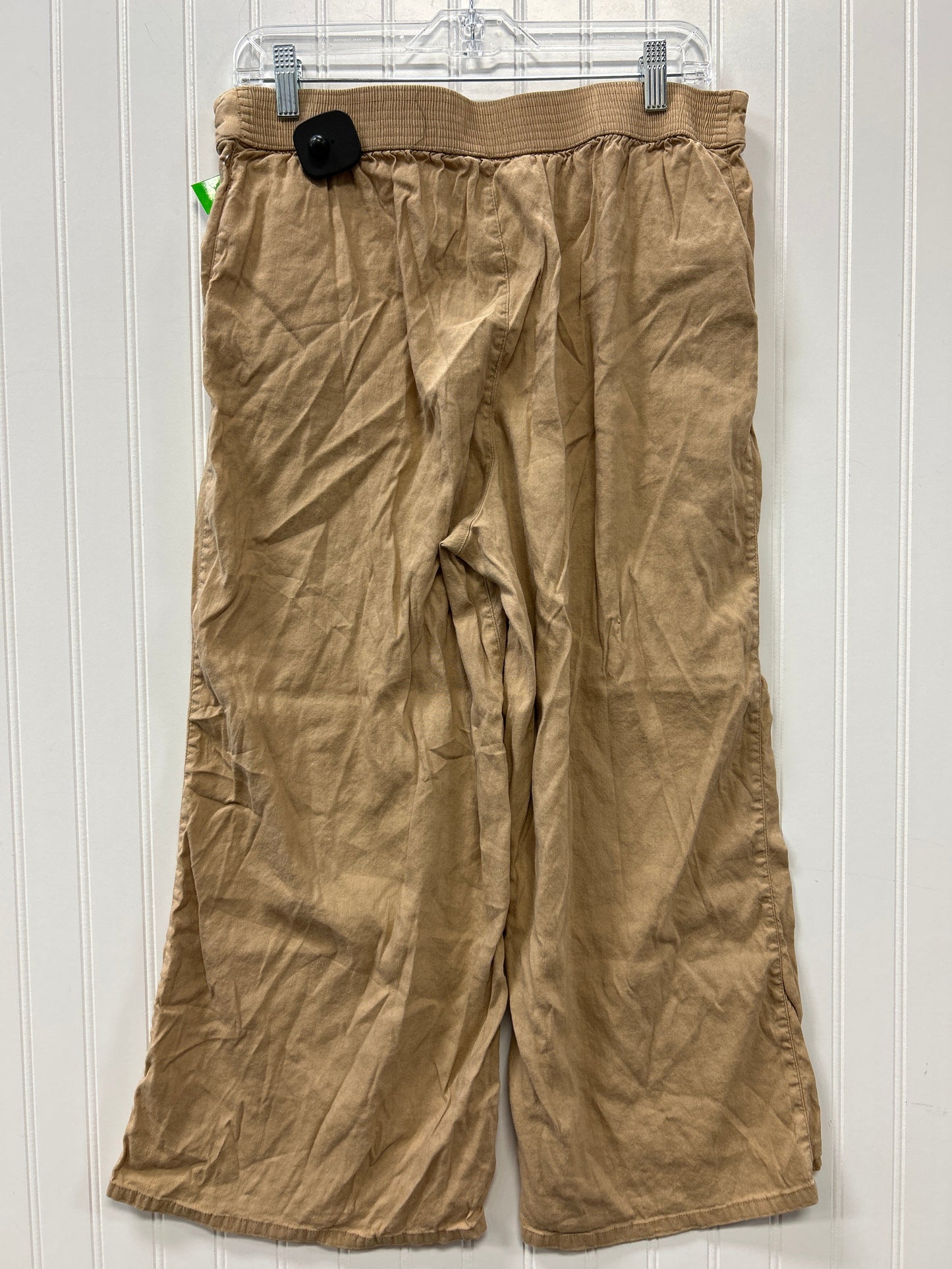 Pants Designer By Halston In Tan, Size:L