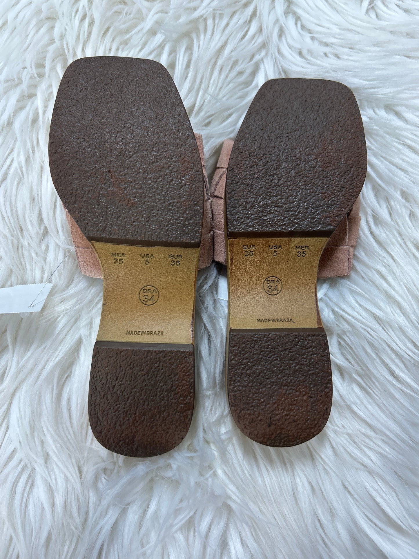 Sandals Flats By Matisse In Brown & Pink, Size:5
