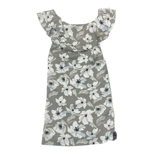 Dress Party Midi By Banana Republic In Grey & White, Size:S