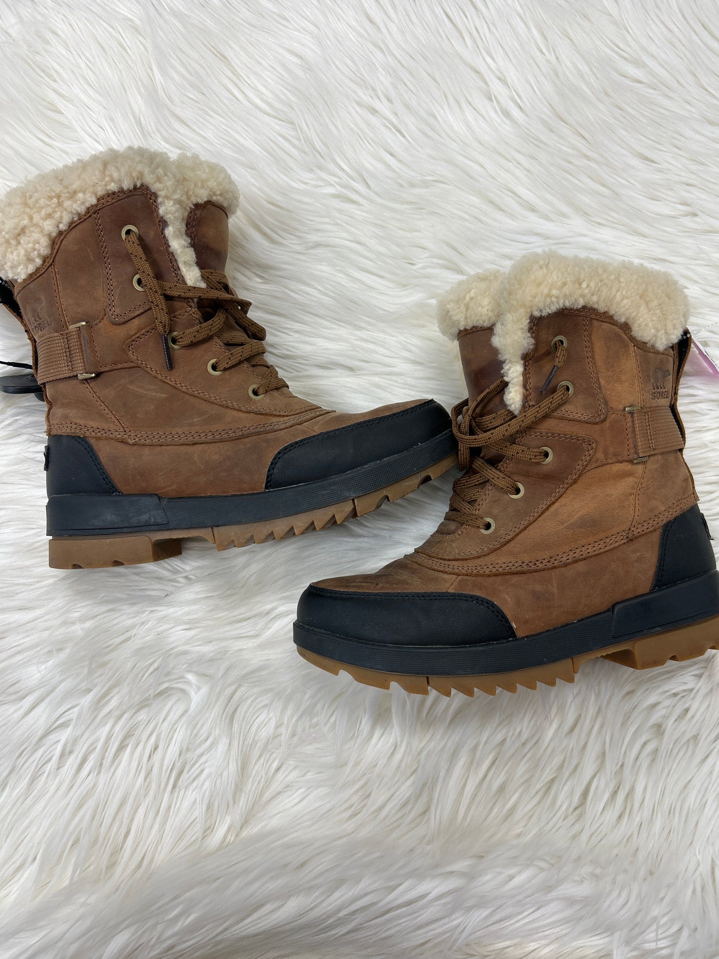 Boots Snow By Sorel In Brown, Size:8.5