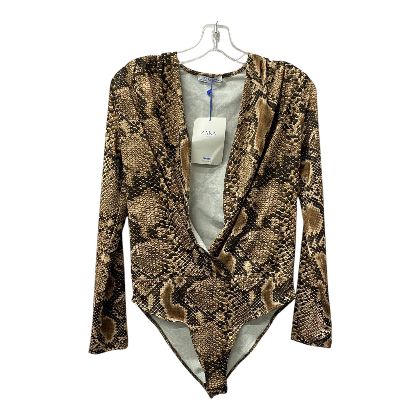 Top Ls By Zara In Animal Print, Size:M