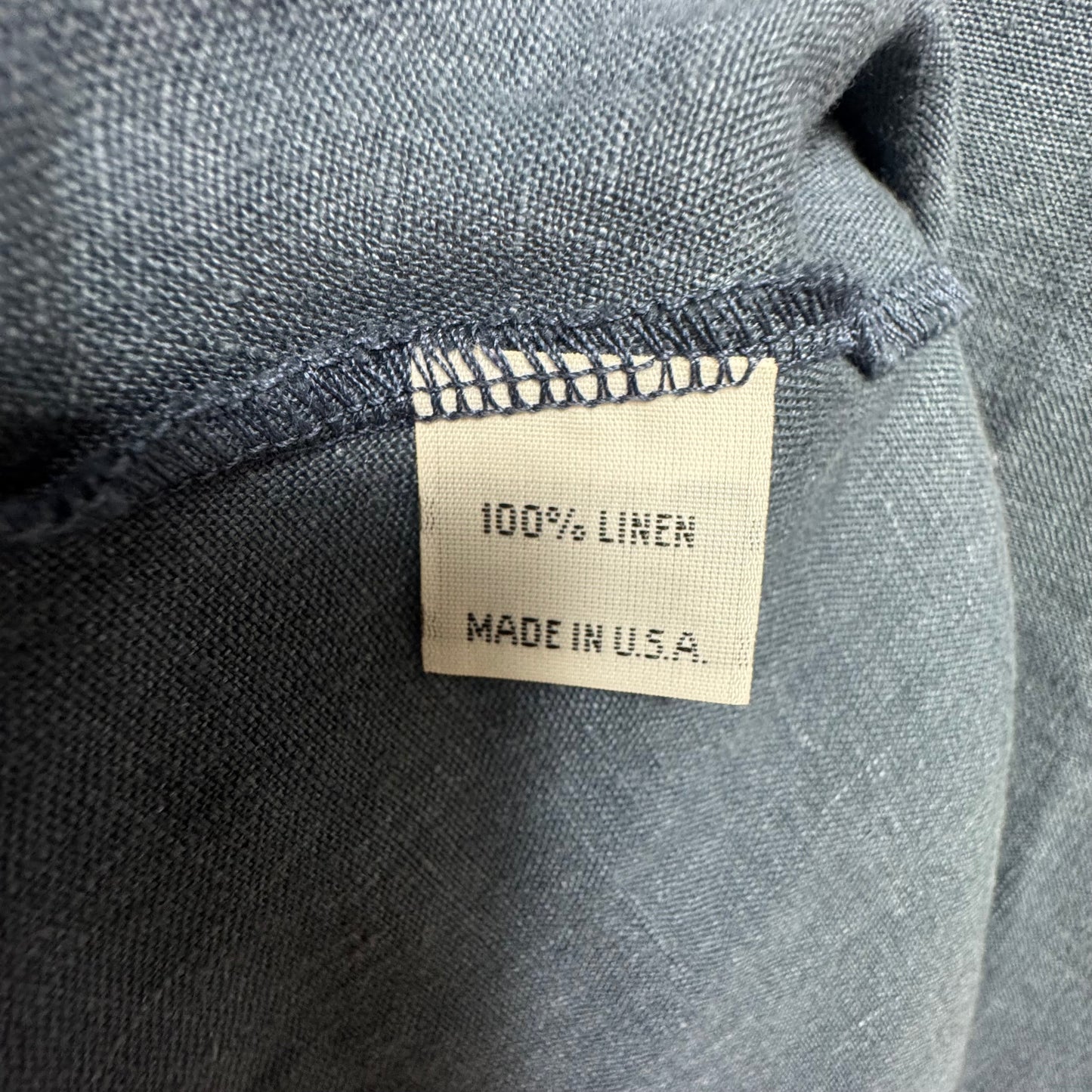Linen Tunic Short Sleeve By Bryn Walker In Blue, Size: M