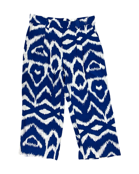 Pants Lounge By Clothes Mentor In Blue & White, Size:Xl