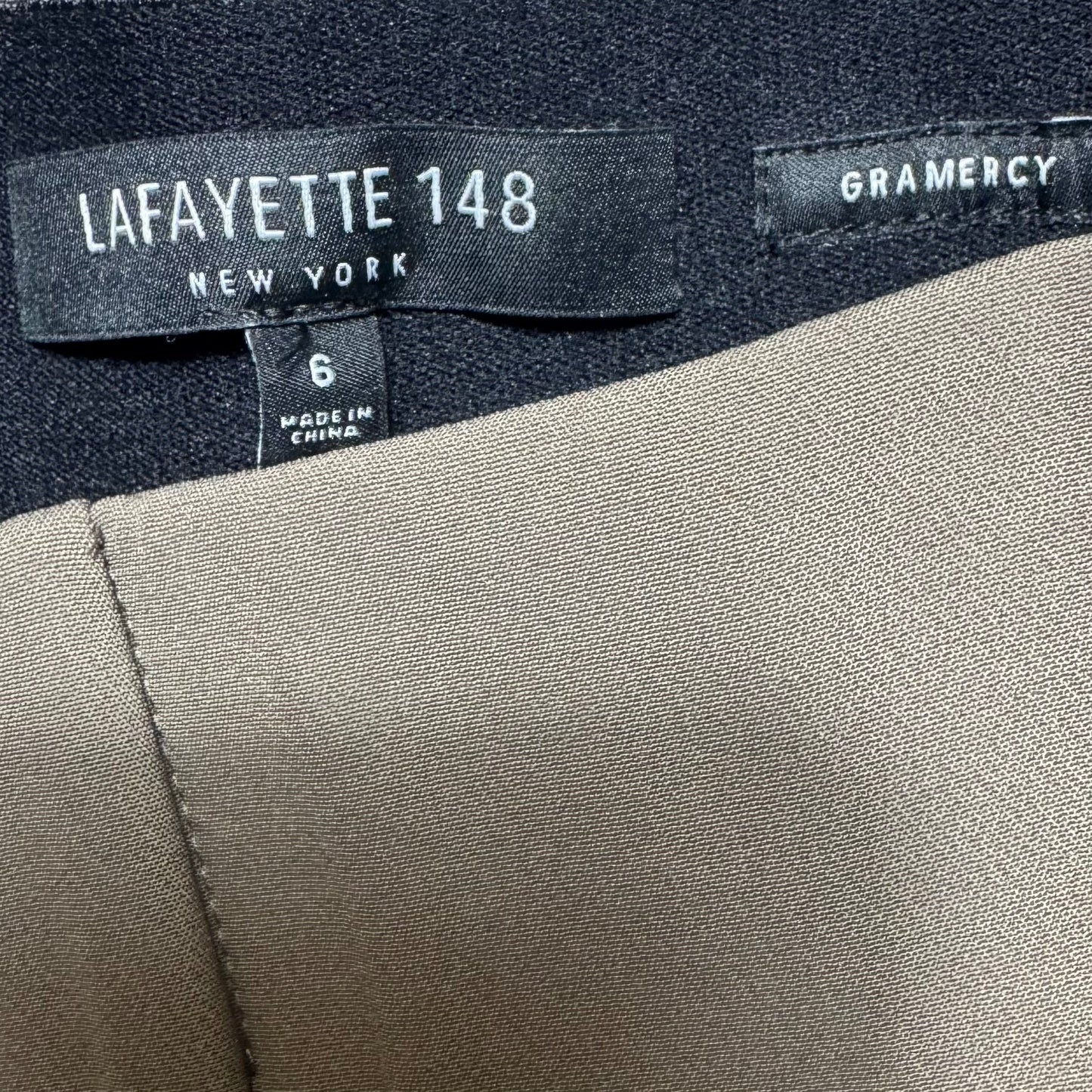 Gramercy Pants Designer By Lafayette 148 In Green, Size: 6