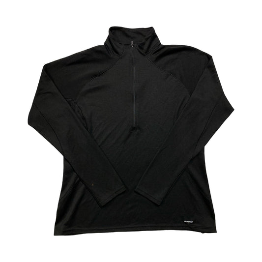 Athletic Top Ls Collar By Patagonia In Black, Size:Xl